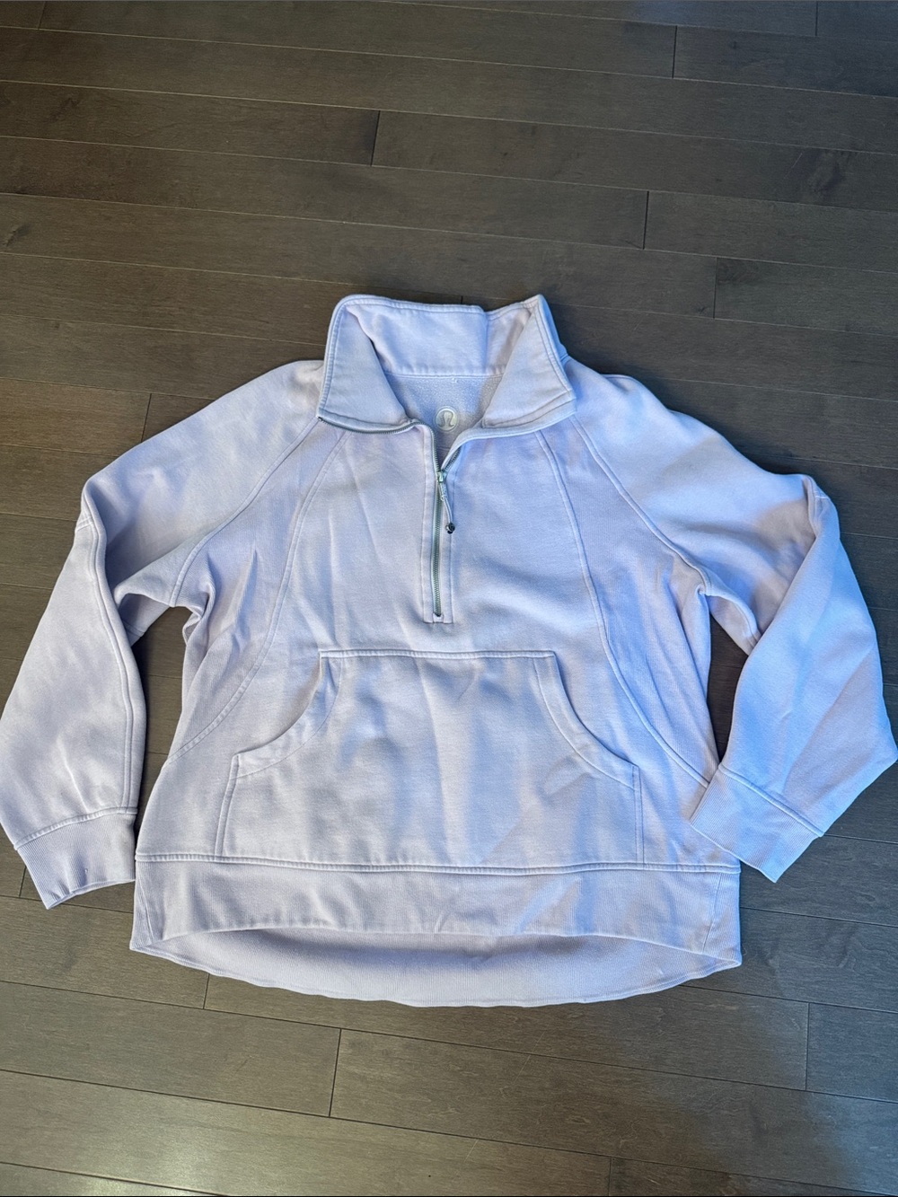 Lavender lululemon scuba quarter zip